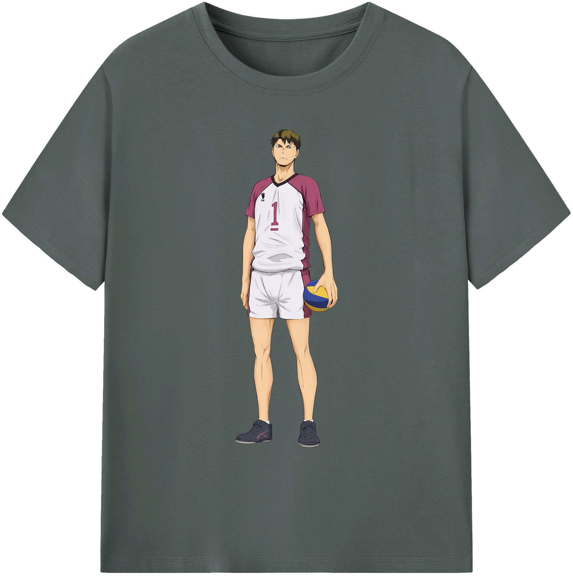 （画像用） ハイキュー!! Haikyu!! 綿100％ メンズ半袖Tシャツ｜肌触りやわらか＆通気性